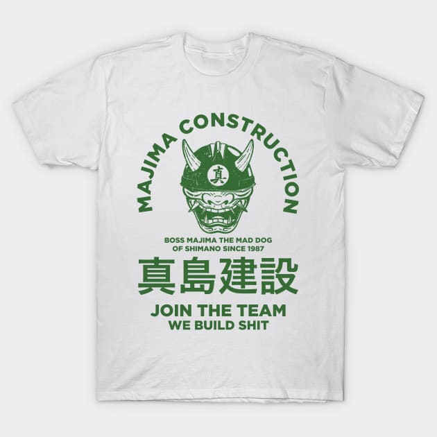 Majima Construction V4 T-Shirt by Haunted House Tattoo